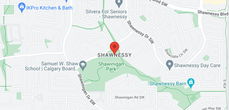 map of 259 SHAWCLIFFE CI SW